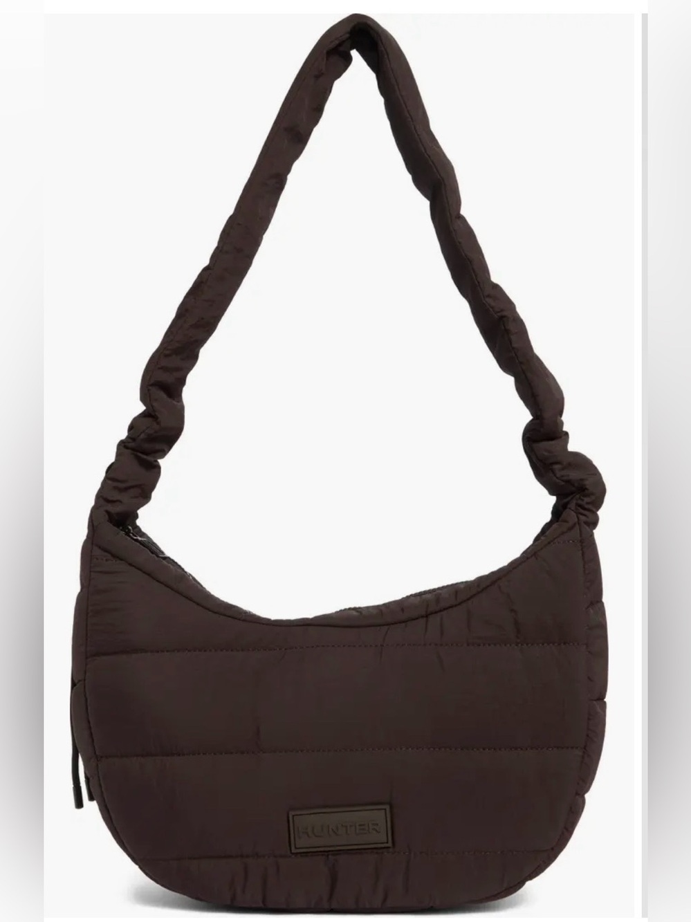 Hunter Quilted Shoulder Bag in Brown